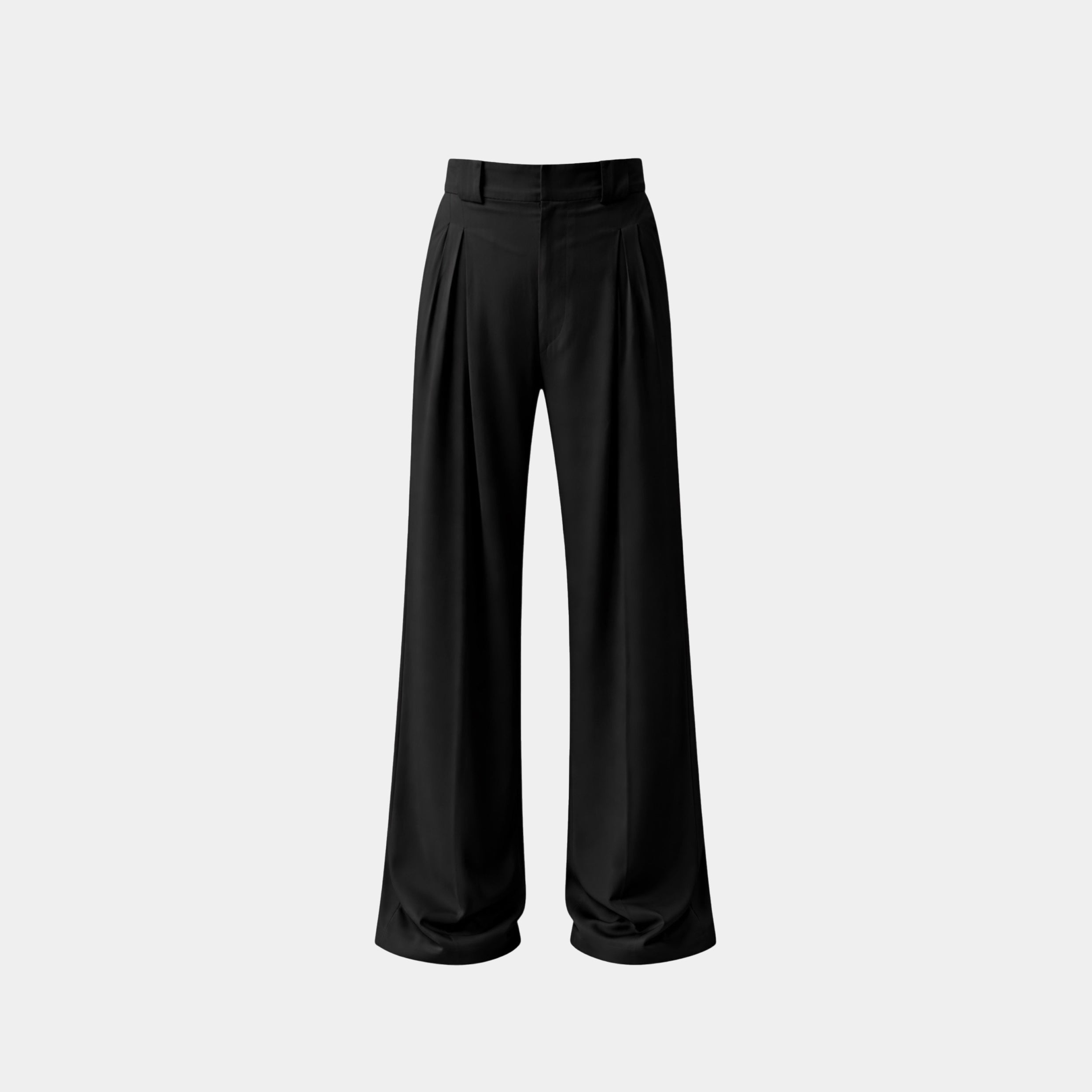 Pantalon coupe large (Black)