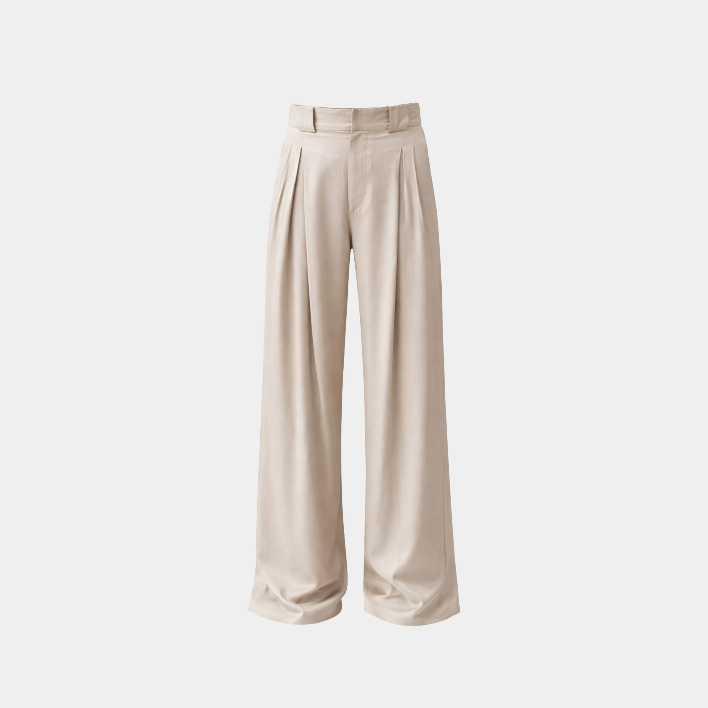 Pantalon coupe large (Sand)