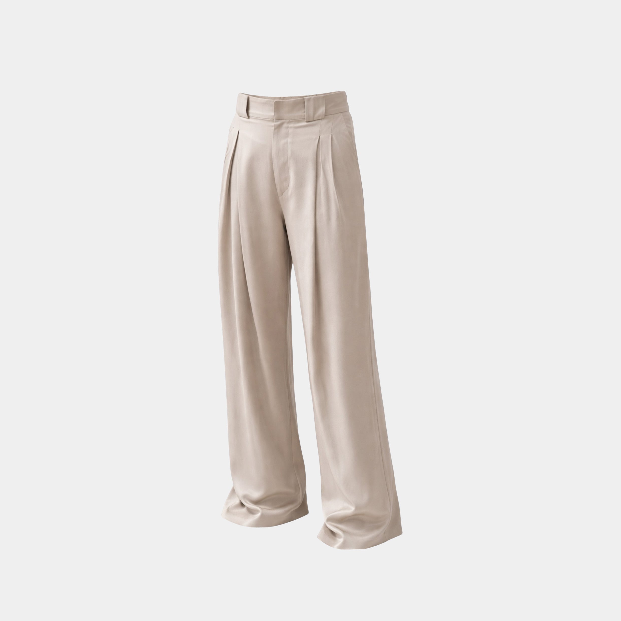 Pantalon coupe large (Sand)